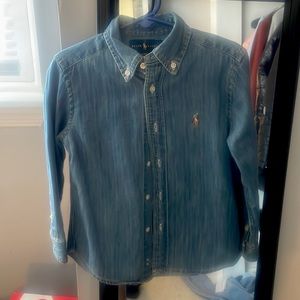 Ralph Lauren Boys Demin Button Down